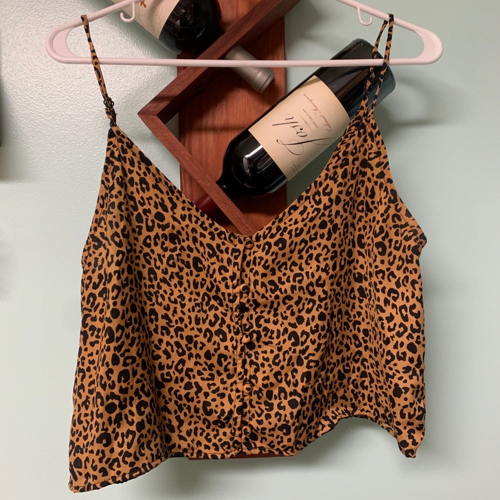 Cheetah crop top